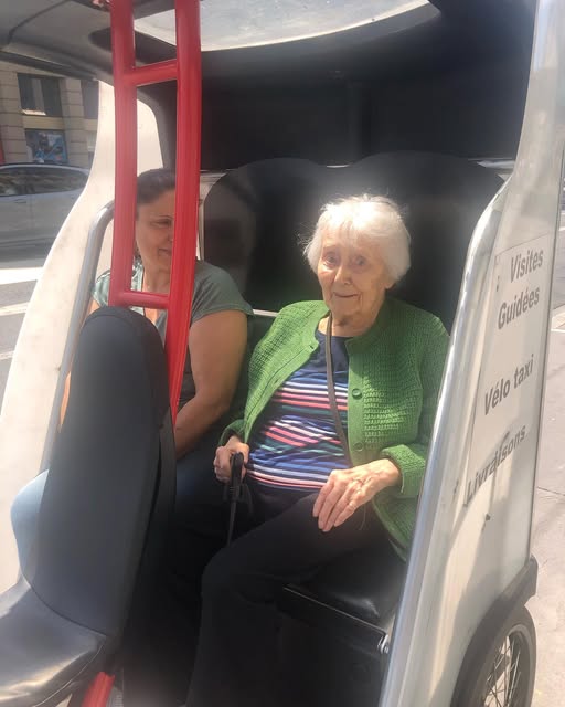 Une fidèle cliente taxi